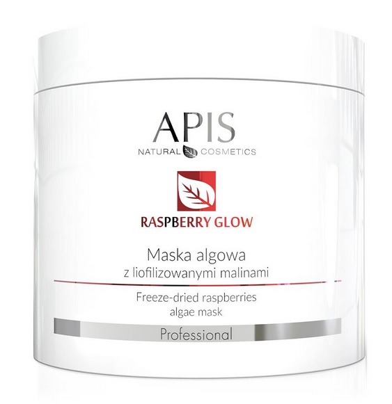 jeden z produktów marki Apis - maska algowa raspberry glow